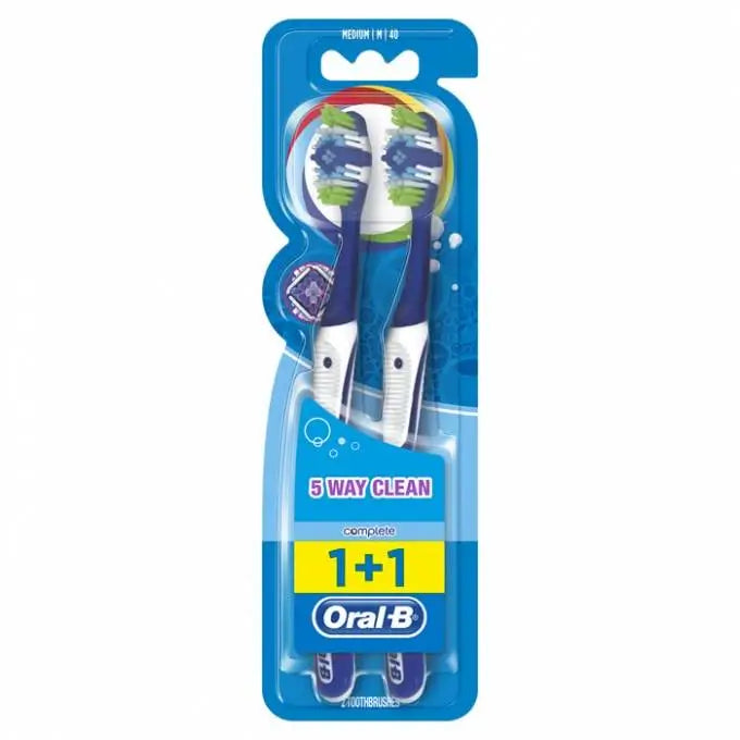 Oral-B Complete 5 Ways Toothbrush , 2 peças