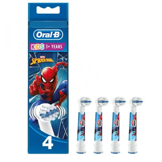 Oral-B Braun Spiderman Electric Toothbrush Refil, 4 pcs.