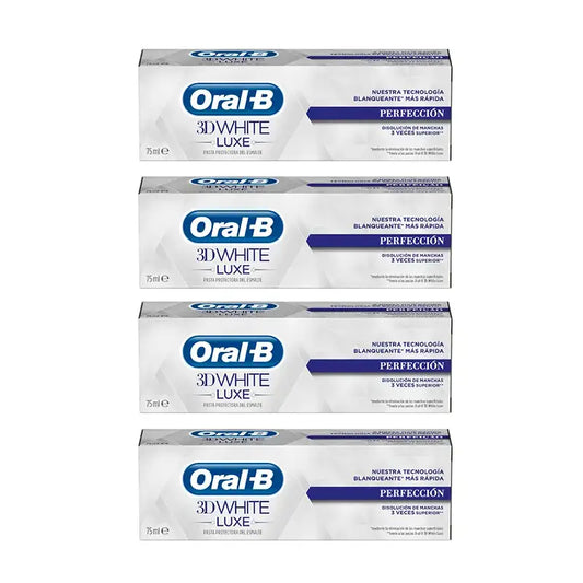 Oral-B Dentífrico 3D Luxe Perfection, 75 ml x 4 unidades