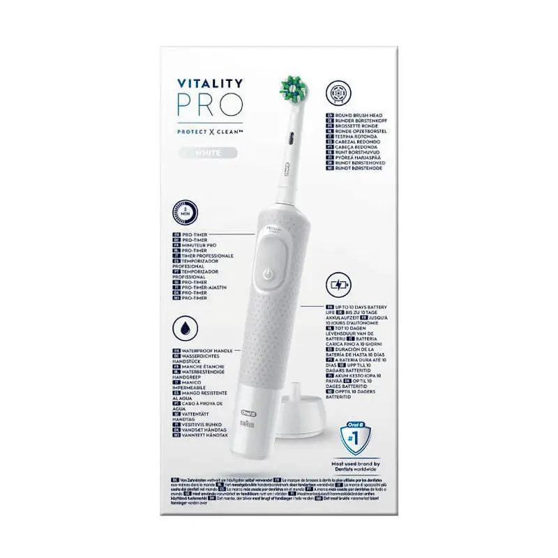 Oral-B Vitality 100 Cross Action Cepillo Electrico Recargable Blanco