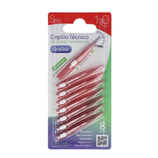 Oratek Cepillo Interdental Retractil 1Mm 8Ud. 