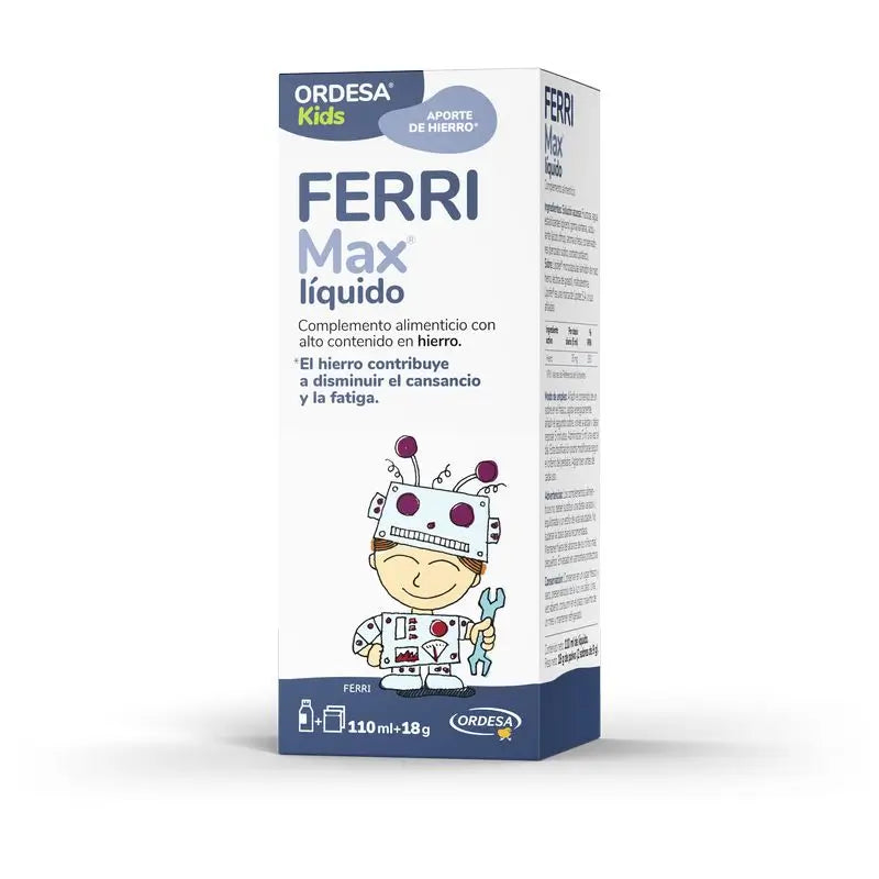 Ordesa Ferrimax Líquido, 110 Ml + 2 Saquetas