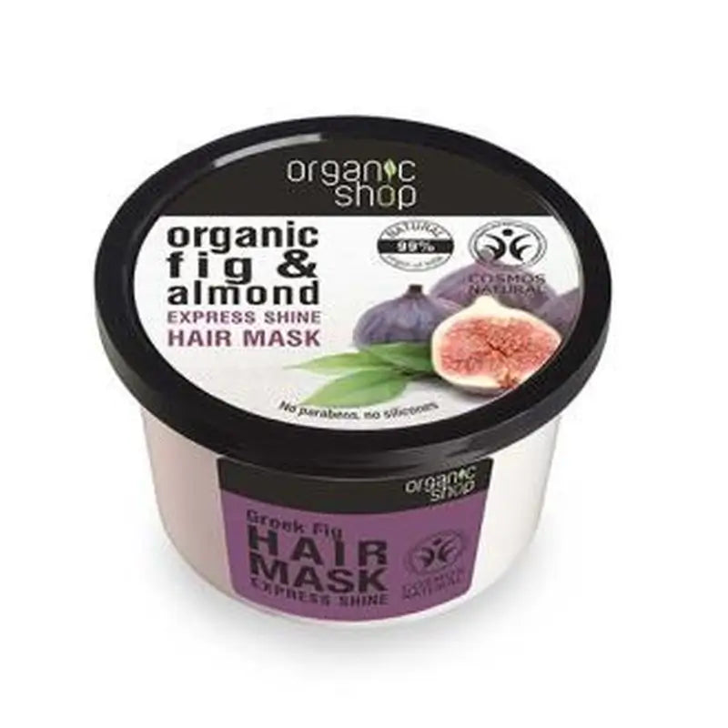 Organic Shop Mascarilla Capilar Brillo Express Higo-Escara 250M 