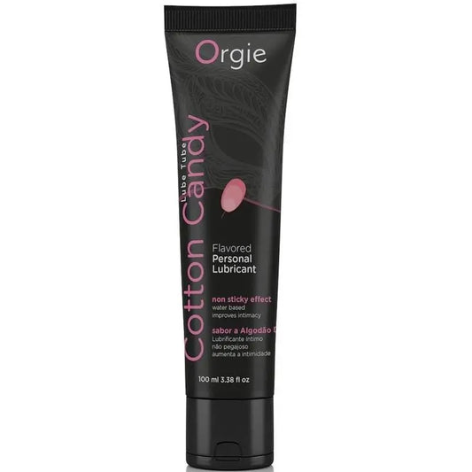 Orgie  Lubricante Base Agua Sabor Algodon De Azucar 100 Ml