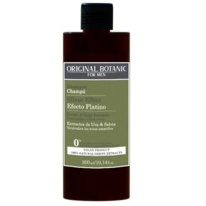 Original Botanic Champu Efecto Platino Men Pelo Canoso 300Ml.