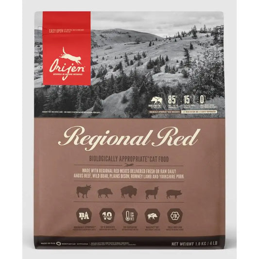 Orijen Feline Regional Red 1,8Kg de alimento para gatos