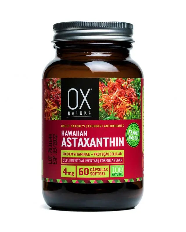 Oro Andes Hawaiian Astaxanthin, 60 Cápsulas      