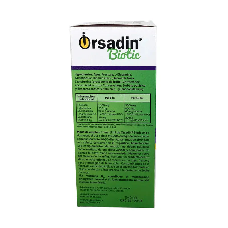 Orsadin Biotic Líquido, 100 ml