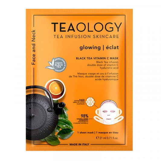 Teaology Teaology Chá Preto Vitamina C Máscara, 21 ml