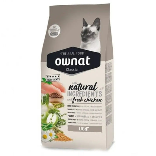 Ownat Classic Feline Adult Light 1,5Kg, pienso para gatos