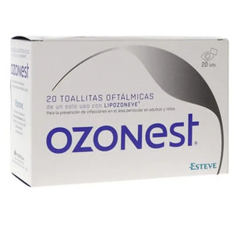 Ozonest Toalhetes Oftálmicas, 20 Toalhetes