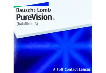 Purevision Spherical Monthly Lenses , 6 unidades