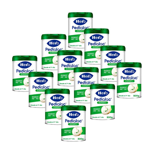 Embalagem 12 X Hero Baby Pedialac Digest Ae/Ac 800 g