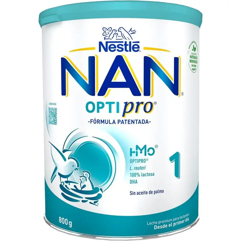 Leite inicial Nestlé Nan Optipro 1, 12X800 g