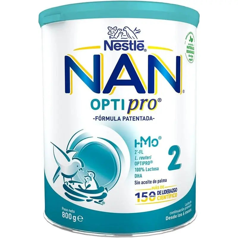 Leite em pó Nestlé Nan Optipro 2, 12X800g