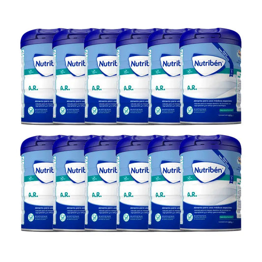 Pack 12 X Nutriben Leche Ar 800 gr