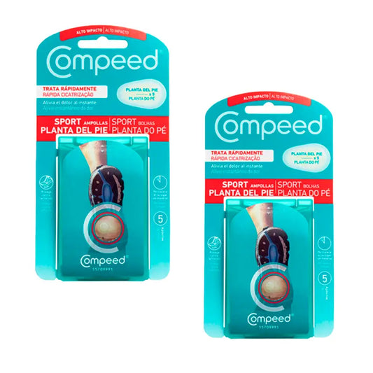 Pack 2 Compeed Ampollas Planta Pie, 2x5 Unidades