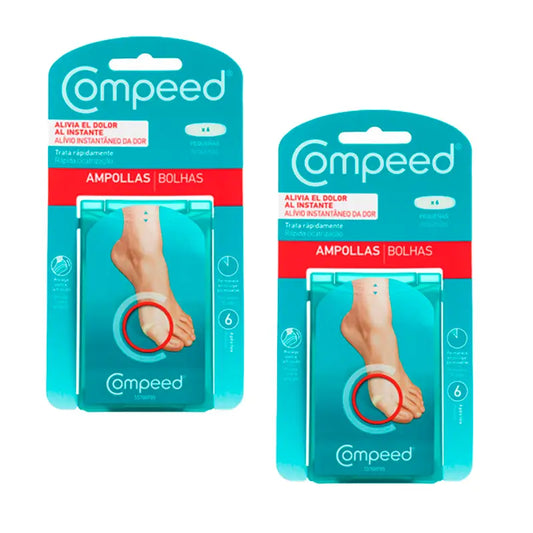 Pack 2 Compeed Apósito Ampollas Pequeñas, 2x6 Unidades