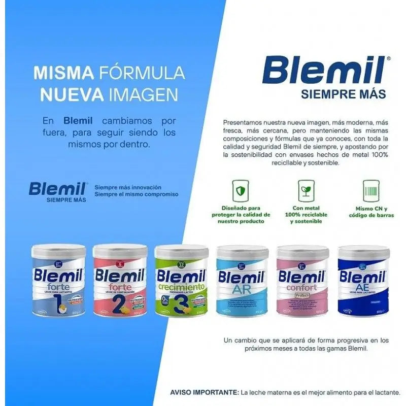 Blemil Pack 2 x Plus Comfort, 800 g