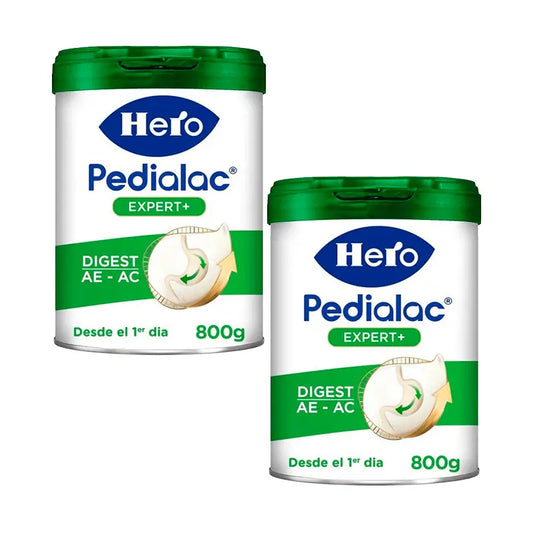 Embalagem 2 X Hero Baby Pedialac Digest Ae/Ac 800 g