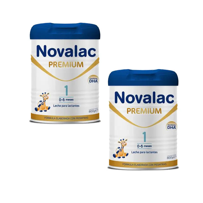 Embalagem 2 X Novalac 1 Leite Infantil Premium 800 gr