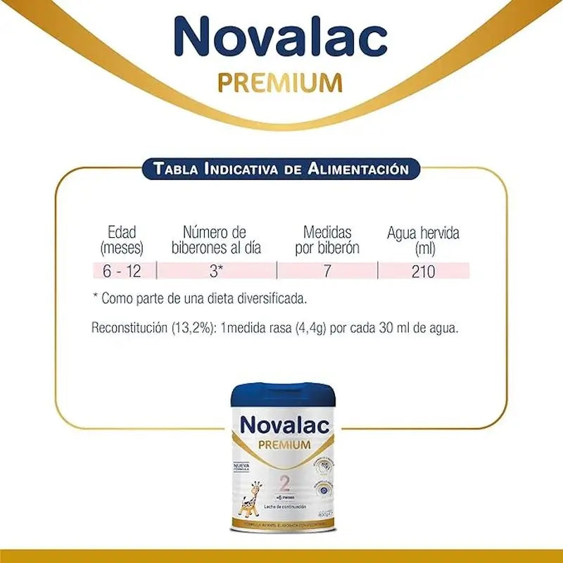 Embalagem 2 X Novalac 2 Premium Formula 800g