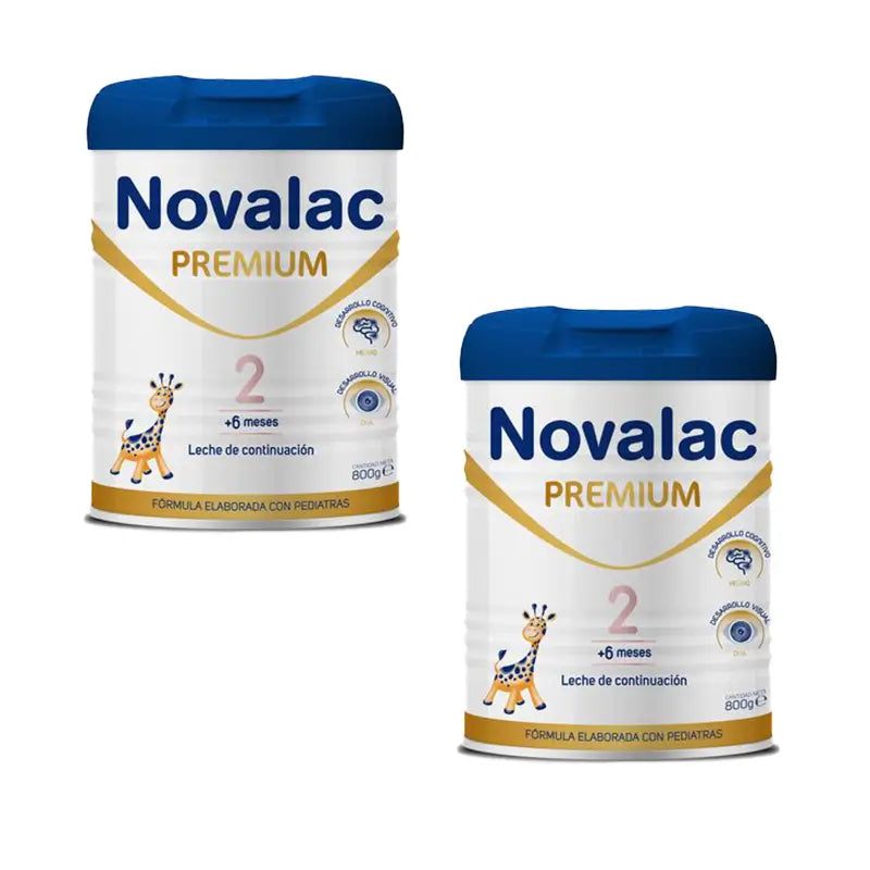 Embalagem 2 X Novalac 2 Premium Formula 800g