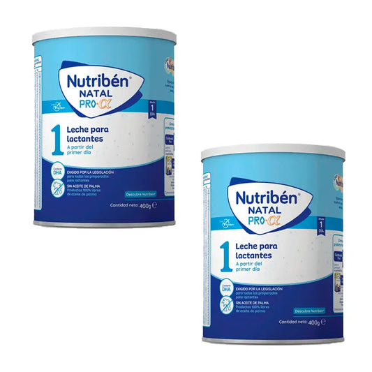 Embalagem 2 X Nutriben Leche Natal Pro Alfa, 400 g