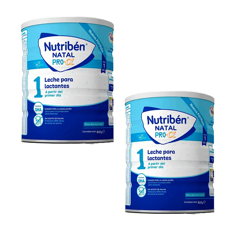 Nutriben Leche Natal Pro-Alfa Leite de arranque, 2X800 gr