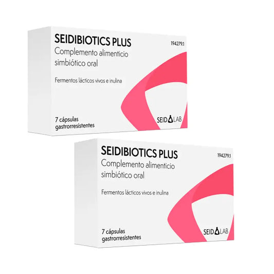 Embalagem 2 X Seidbiotics Plus, 7 Cápsulas