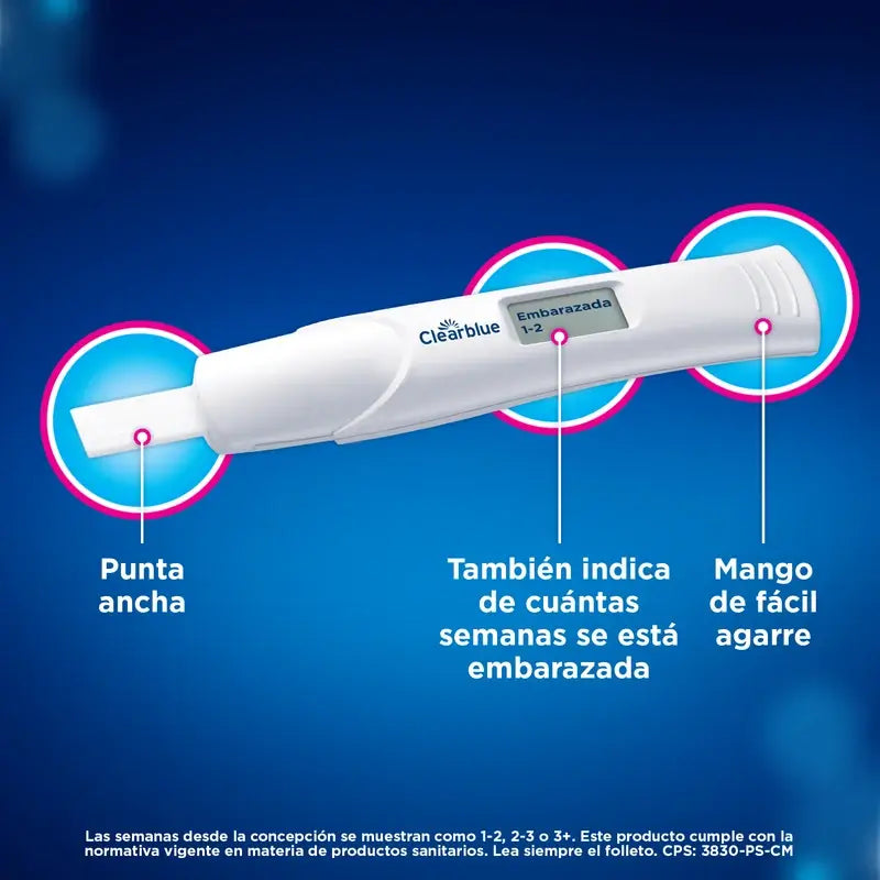 Clearblue Digital Pregnancy Test Pack 3 Testes de Gravidez + 3 Testes de Ovulação 30 Sticks