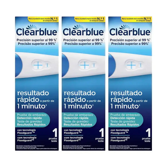 Clearblue Pack Plus Teste de Gravidez Analógico, 3 Testes