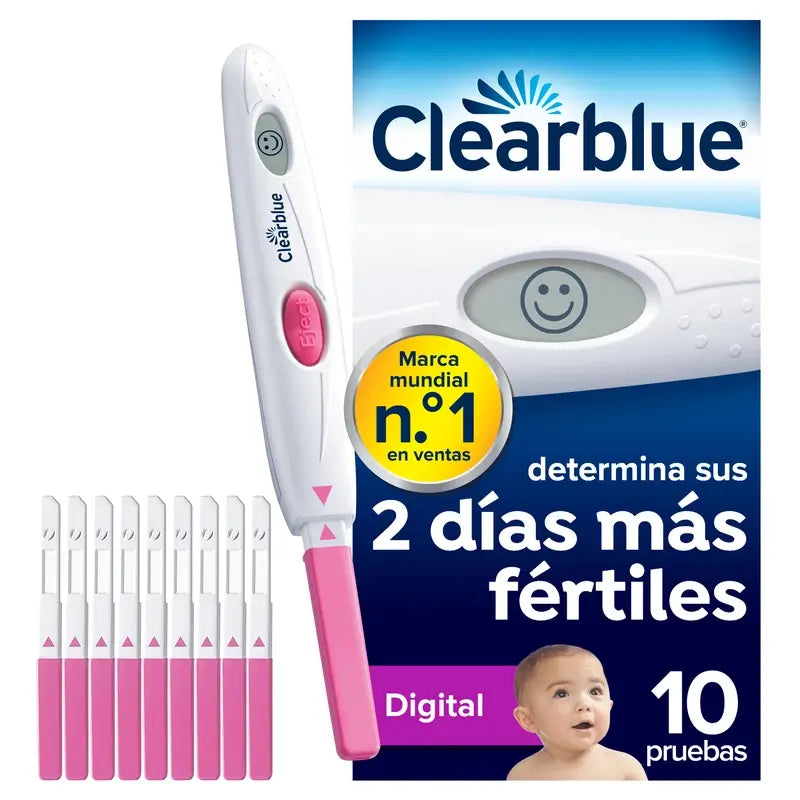 Embalagem de Teste de Ovulação Clearblue, 3 x 10 sticks