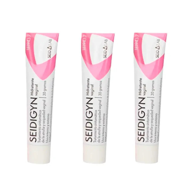 Embalagem 3 X Seidigyn Vaginal Moisturiser, 30Gr