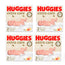 Fralda Huggies 4X Pack Extra Care Tamanho 2 (4-6Kg), 96 unidades.