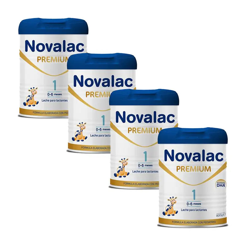 Embalagem 4 X Novalac 1 Leite Infantil Premium 800 gr