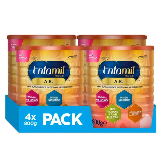 Enfamil Pack A.R Fórmula para o tratamento dietético da regurgitação, 4 x 800g