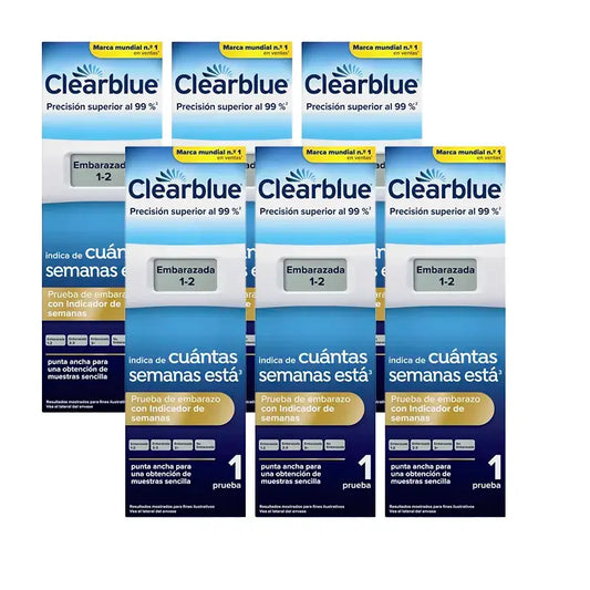 Clearblue Digital Pregnancy Test 6 Pack, 6 Testes