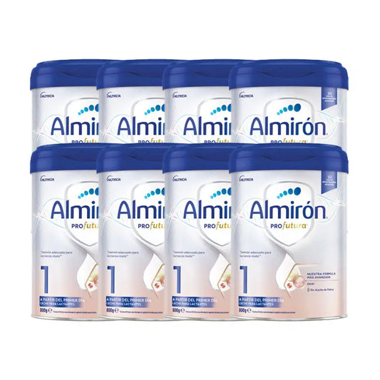 Pack 8 X Almirón Profutura 1 Leche de Inicio en Polvo, a partir del Primer Día, 800 g