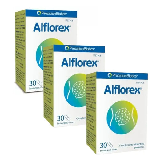 Alflorex Probiotic Food Supplement Pack, 3x30 cápsulas