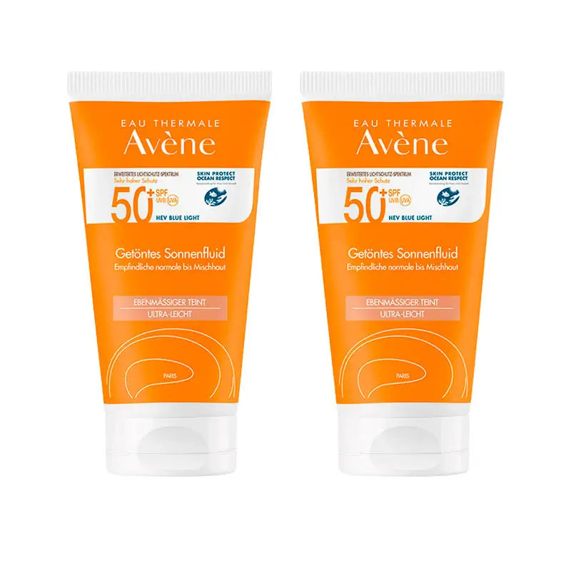 Avene Solar Fluido SPF50+ Color 2x50 ml