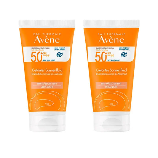 Avene Solar Fluido SPF50+ Color 2x50 ml