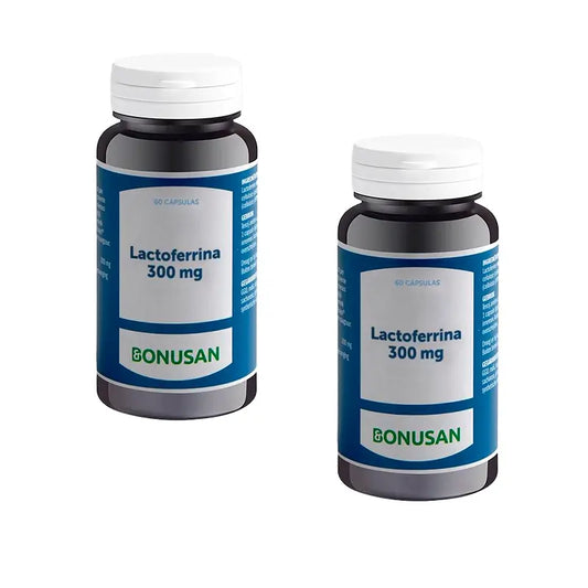 Pack Bonusan Lactoferrina 300 Mg , 2x60 Cápsulas