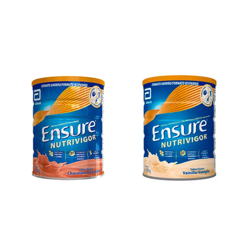 Ensure Pack Nutrivigor Vainilla y Chocolate, 2 x 850 gr