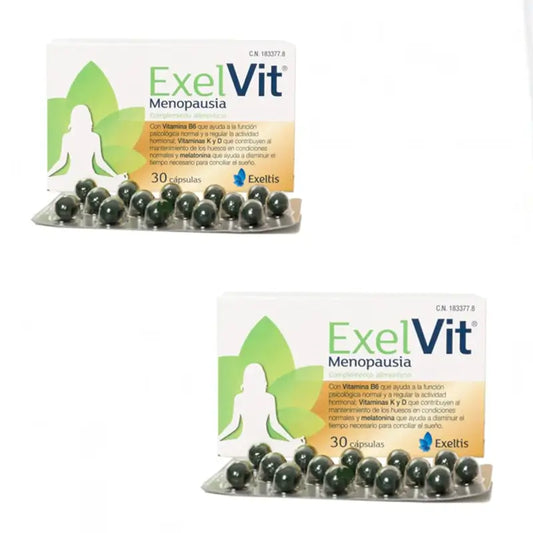 Exelvit Menopausa Pack 2x30 Cápsulas