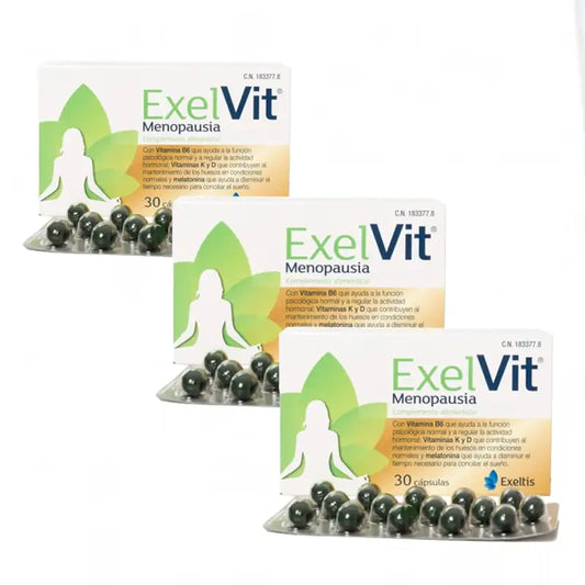 Exelvit Menopausa Pack 3x30 Cápsulas