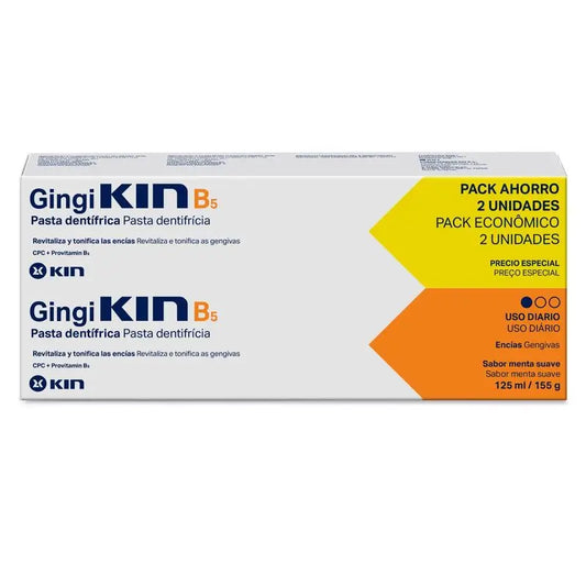 KIN GingiKIN B5 Paste 125 ml, Embalagem 2 unidades