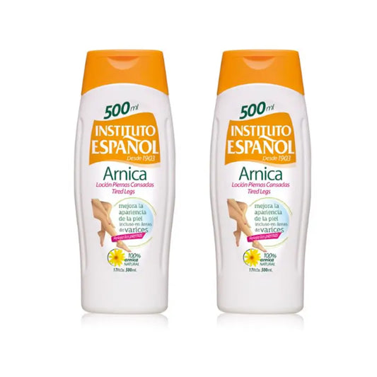 Pack Instituto Español Pernas Cansadas Loção de Arnica , 2x500 ml