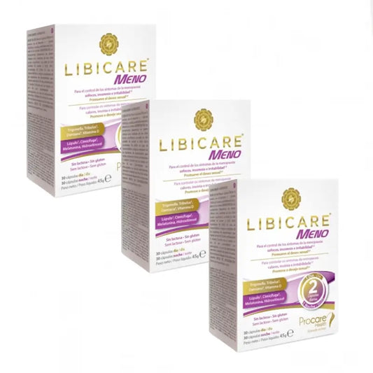 Libicare Meno Pack 3x60 cápsulas, dia e noite