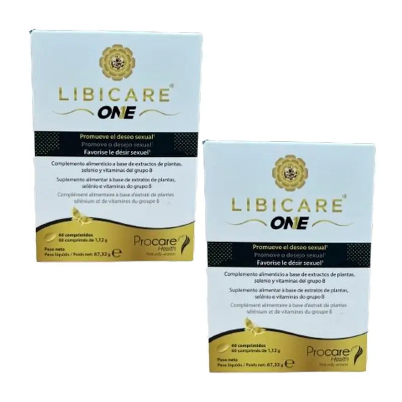 Embalagem Libicare One, 2x60 comprimidos